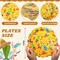 100 Pack 9 Inch Mexican Paper Plates Fiesta Dinner Plates Cinco De Mayo Disposable Tableware for Mexican Taco Tuesday Birthday Party Decorations Supplies(Classic)